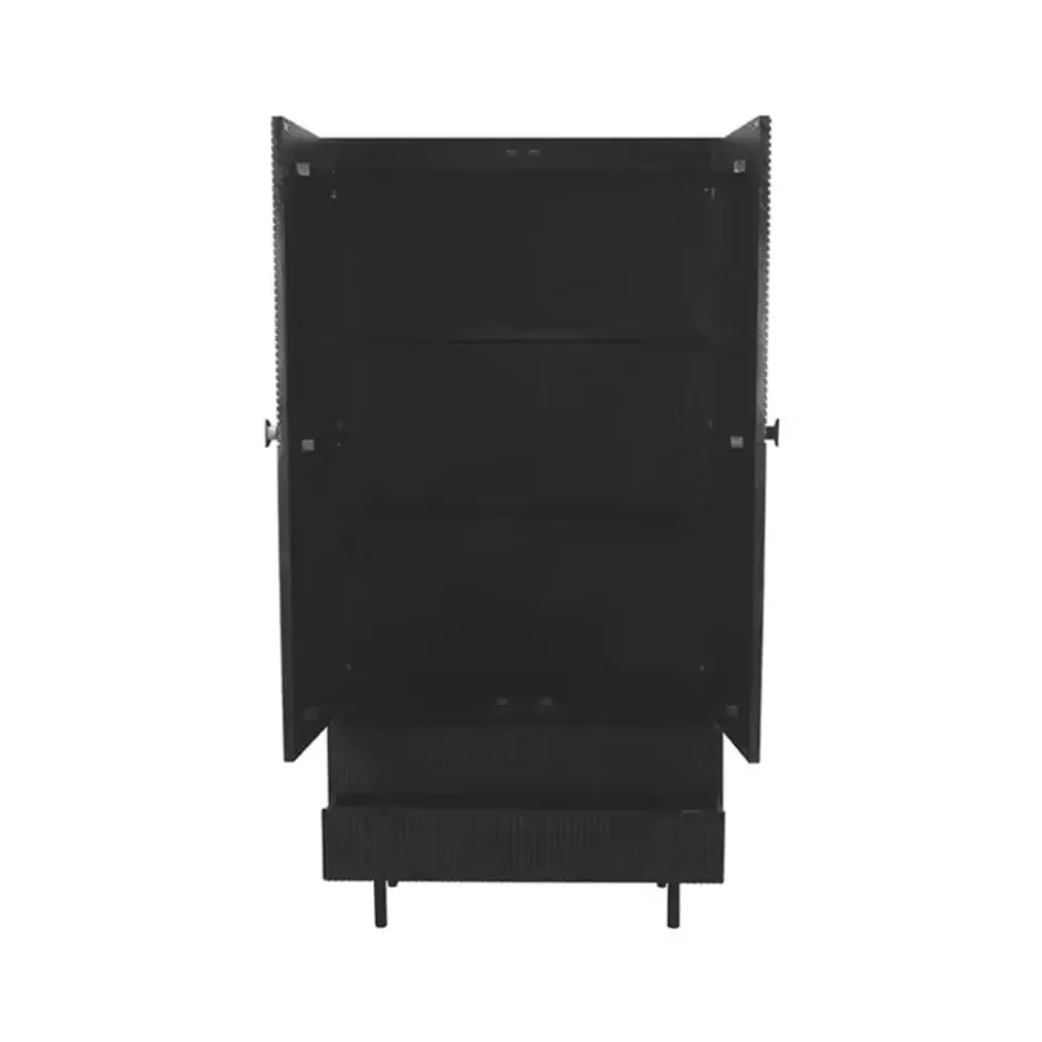 LABEL51 - Bergkasten Cotia - Zwart - 40x100x200cm