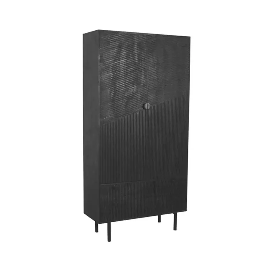 LABEL51 - Bergkasten Cotia - Zwart - 40x100x200cm