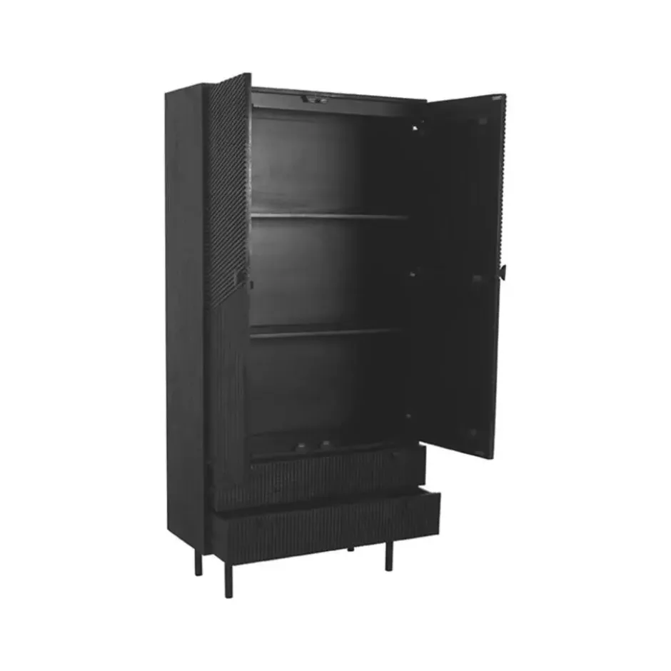 LABEL51 - Bergkasten Cotia - Zwart - 40x100x200cm