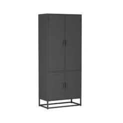 LABEL51 - Bergkasten Luff - Zwart - 40x80x190cm