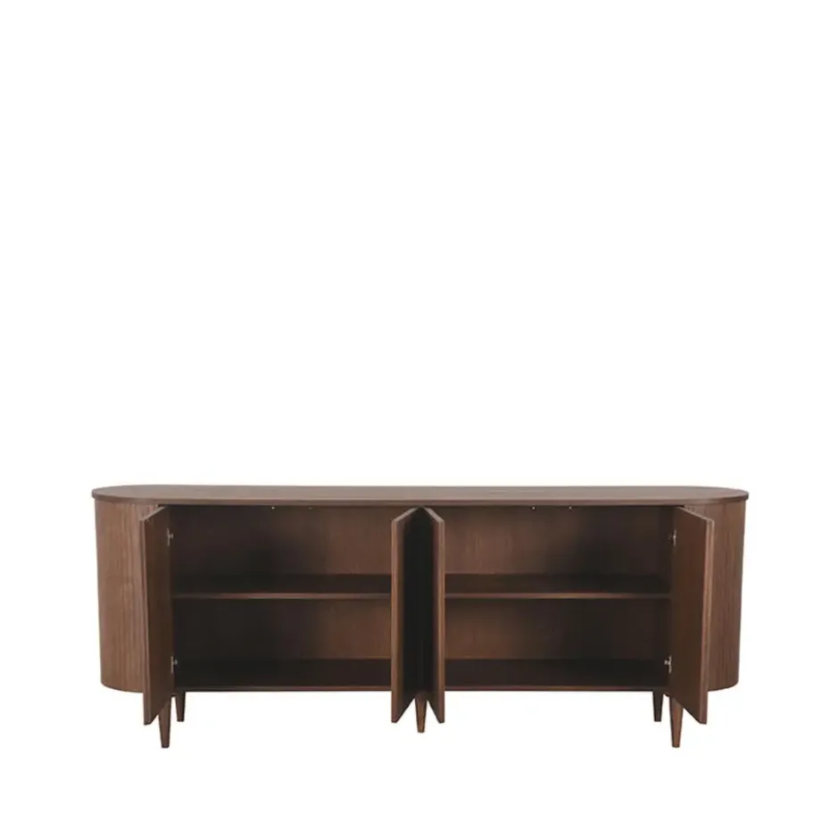 LABEL51 - Dressoir Oliva - Walnoot - 47x220x85cm