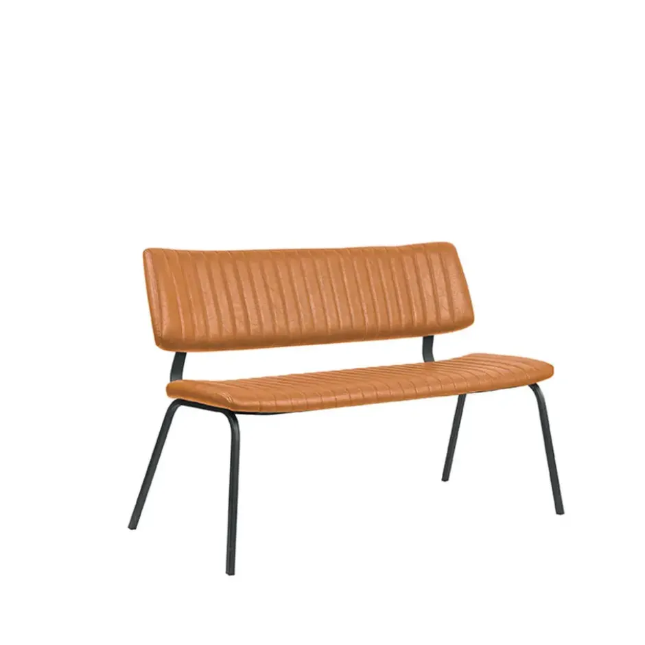 LABEL51 - Eetkamerbanken Gusto - Bruin - 63x120x81cm