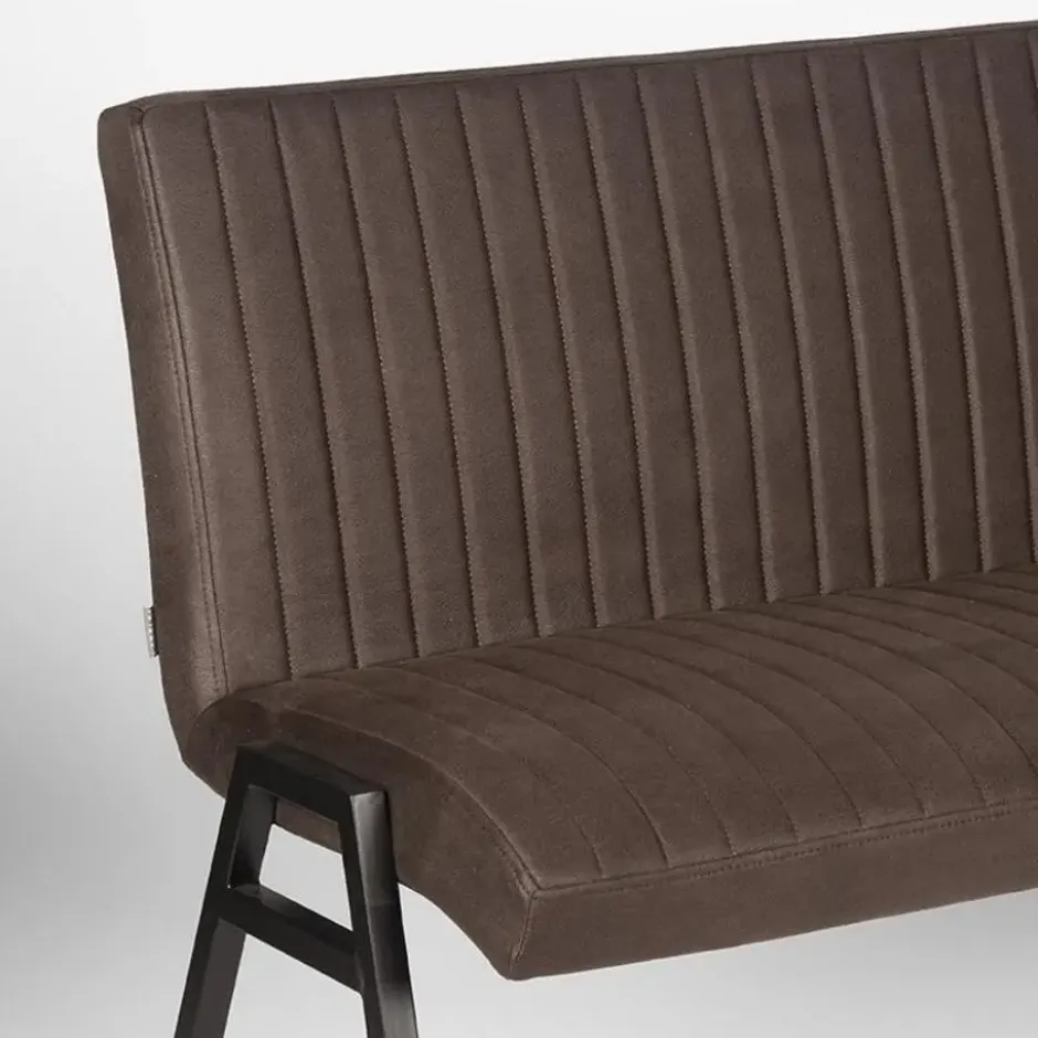 LABEL51 - Eetkamerbanken Matz - Grijs - 62x175x86cm