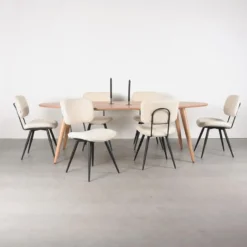 LABEL51 - Eetkamertafel Ines - Beige - 110x210x76cm
