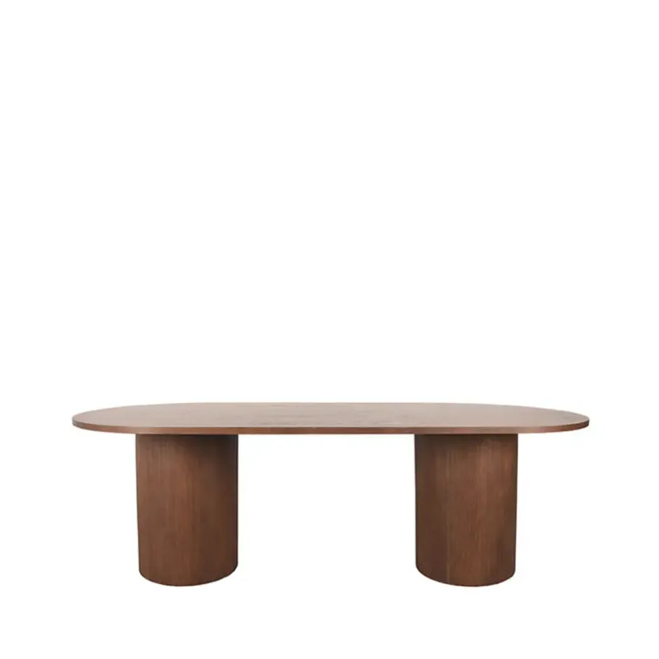 LABEL51 - Eetkamertafel Oliva - Walnoot - 120x240x75cm