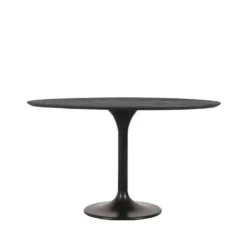 LABEL51 Eettafel Otto Zwart Mangohout Ø130cm