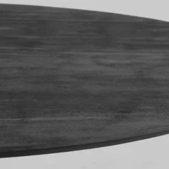 LABEL51 Eettafel Otto Zwart Mangohout Ø130cm