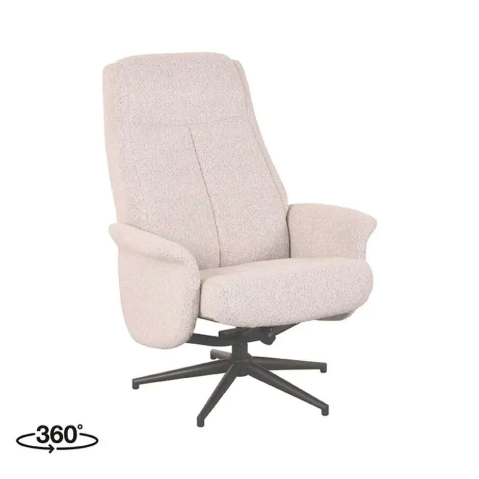 LABEL51 - Fauteuil Bergen - Rood - 76x77x105cm