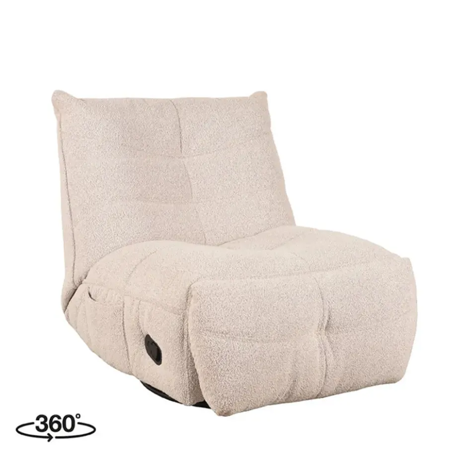 LABEL51 - Fauteuil Take It Easy - Beige - 104x84x94cm