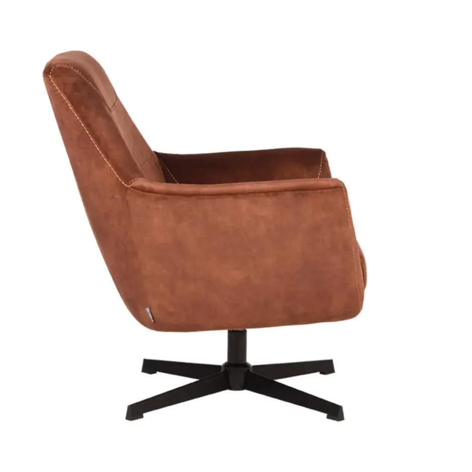 LABEL51 - Fauteuil Toby - Rust - 80x75x85cm