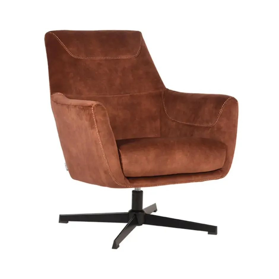 LABEL51 - Fauteuil Toby - Rust - 80x75x85cm