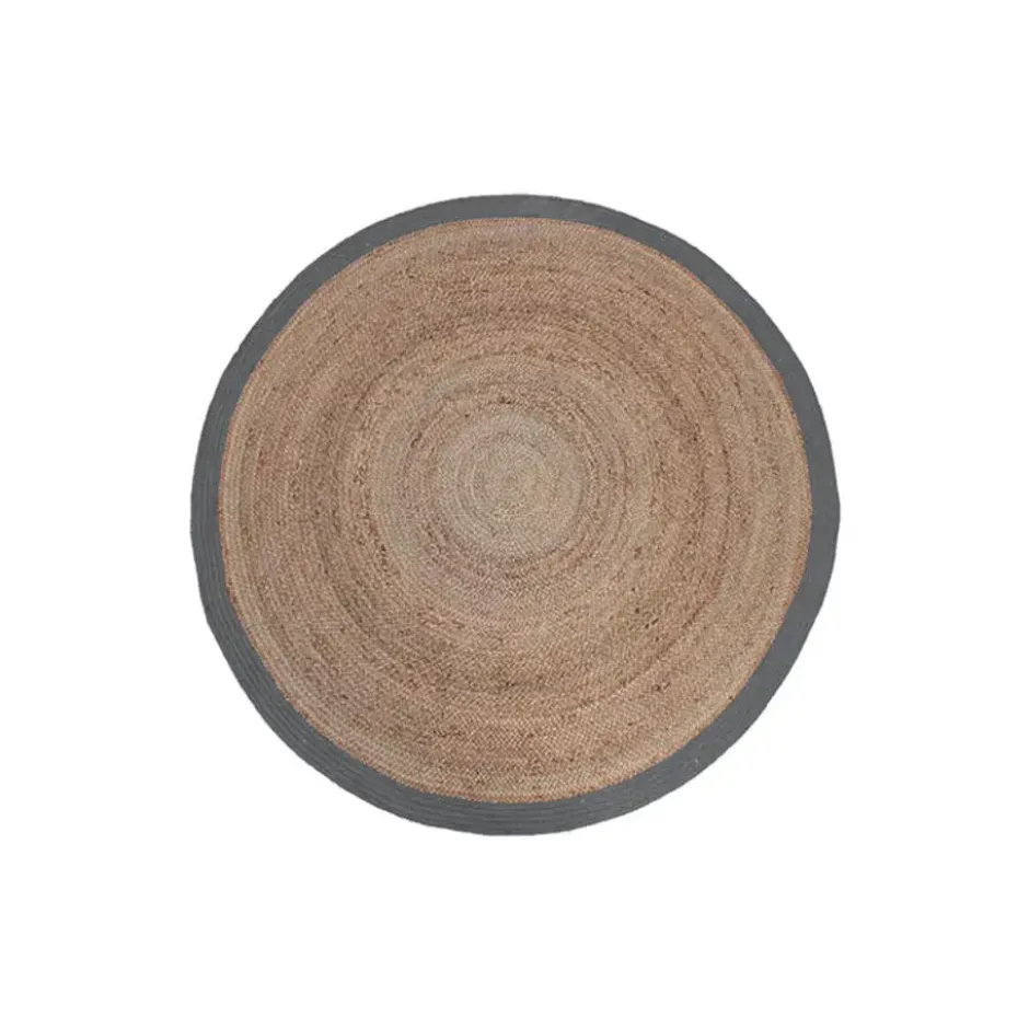 LABEL51 Vloerkleed Jute - Grijs - Jute - 90cm