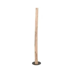 LABEL51 - Vloerlamp Woody - Beige - 25x25x150cm