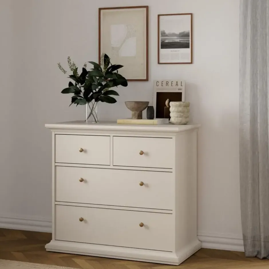 Ladekast Beige - 100x90x50cm - Paris