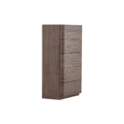 Ladekast 5 Lades - Donkerbruin MDF - 55x35x100cm - Noble