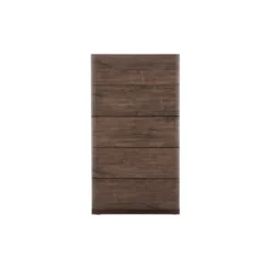 Ladekast 5 Lades - Donkerbruin MDF - 55x35x100cm - Noble