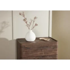 Ladekast 5 Lades - Donkerbruin MDF - 55x35x100cm - Noble