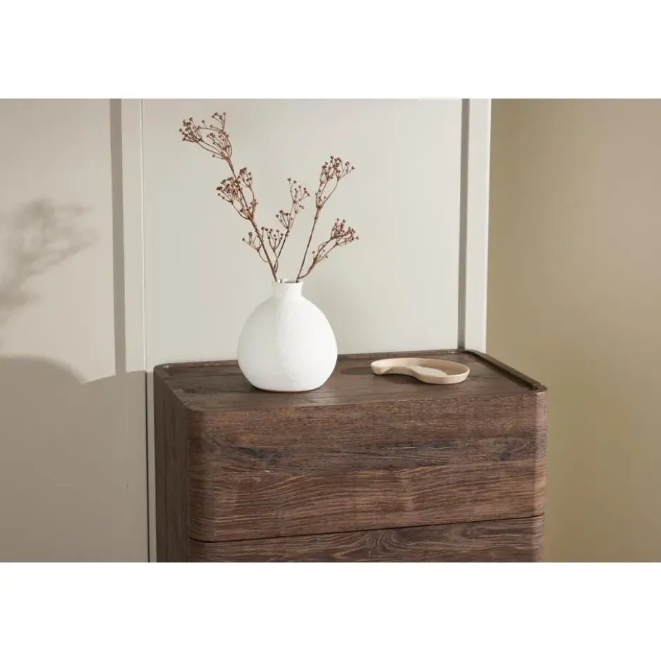 Ladekast 5 Lades - Donkerbruin MDF - 55x35x100cm - Noble