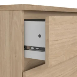 Ladekast - 3 Lades - Licht Naturel Hout - 77x50x68cm - Ylva