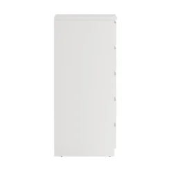 Ladekast - 5 Lades - Wit Hout - 77x50x111cm - Ylva