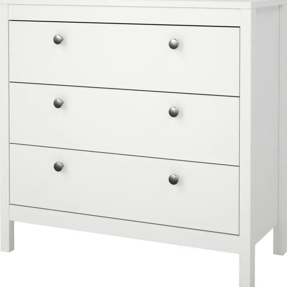 Ladekast Madeira - wit - 80x82x38 cm