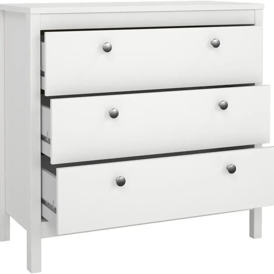 Ladekast Madeira - wit - 80x82x38 cm