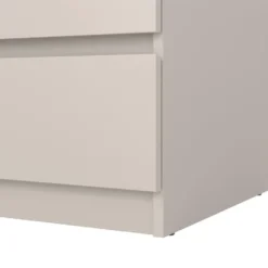 Ladekast Naia 3 lades - greige/eiken - 70,1x77x50 cm