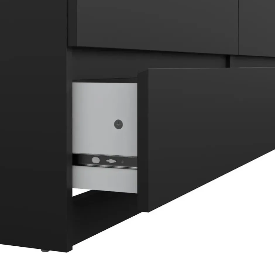 Ladekast Naia - 6 lades - mat zwart
