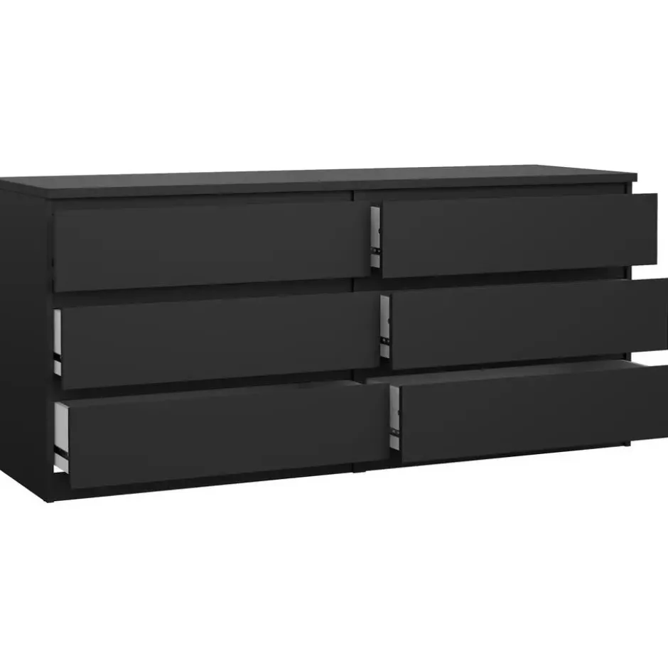 Ladekast Naia - 6 lades - mat zwart