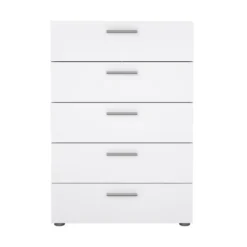 Ladekast Naturel/Wit Hoogglans - 102x40x102cm - Pepe