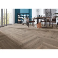 Laminaat Herringbone - visgraat donker eiken