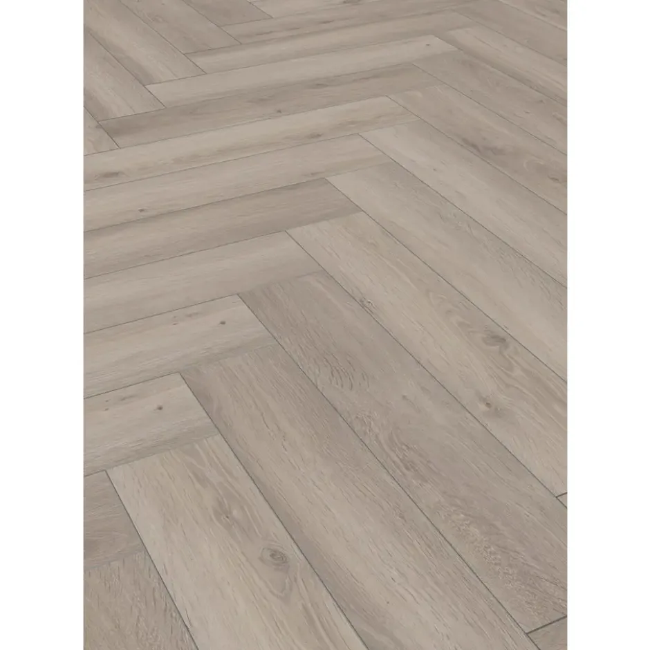 Laminaat Herringbone - visgraat grijs eiken
