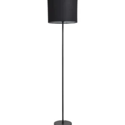 Lampenkap Luna cilinder zwart - 30xØ40 cm