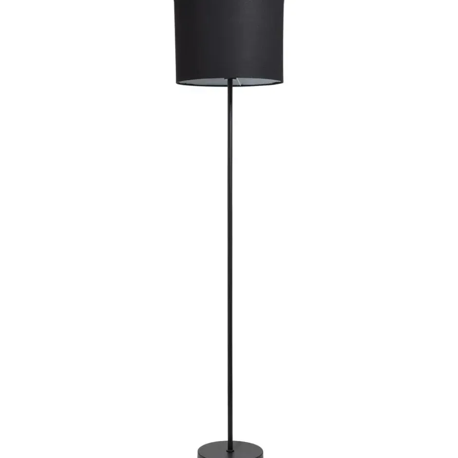 Lampenkap Luna cilinder zwart - 30xØ40 cm
