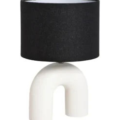 Lampenkap Luna cilinder zwart - 21xØ30 cm