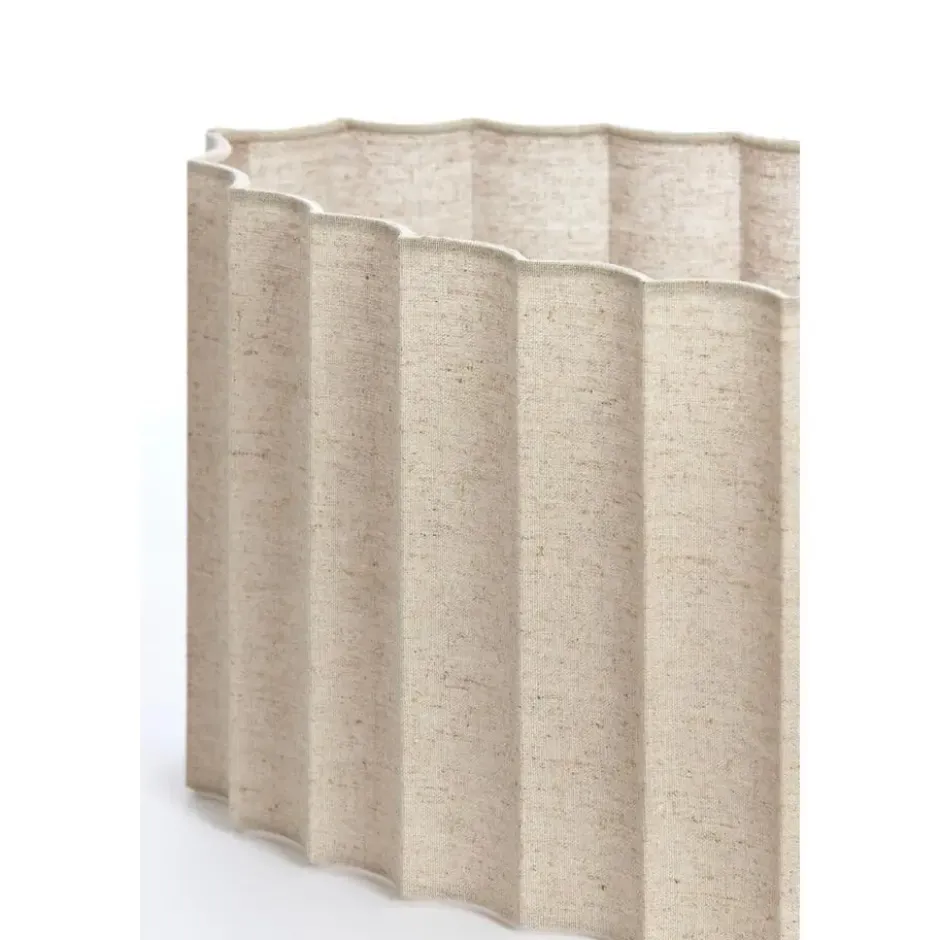 Lampenkap ovaal Disli - Crème - 38x17.5x19cm