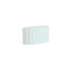 Lampenkap ovaal Disli - Wit - 45x21x22cm