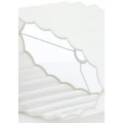 Lampenkap ovaal Disli - Wit - 45x21x22cm