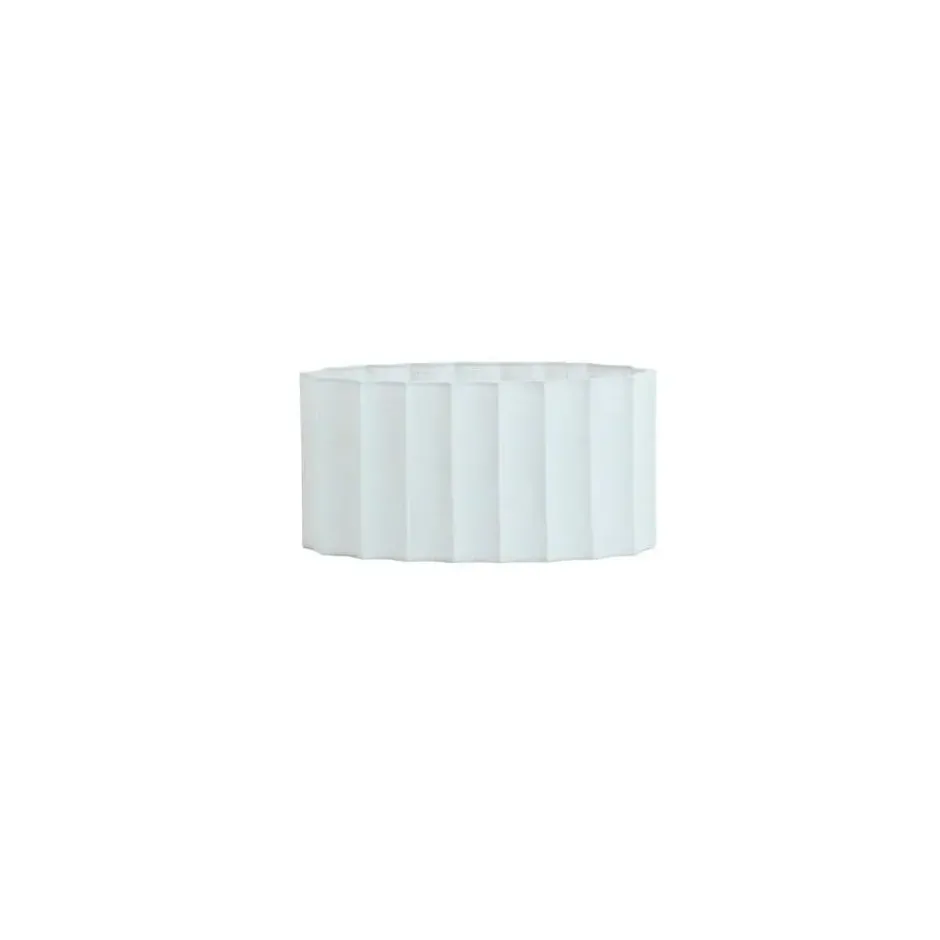 Lampenkap ovaal Disli - Wit - 38x17.5x19cm