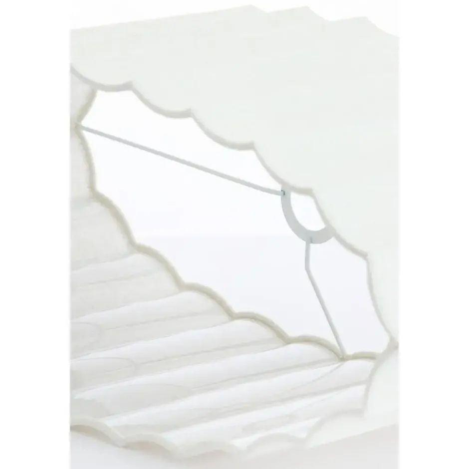 Lampenkap ovaal Disli - Wit - 38x17.5x19cm