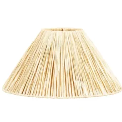 Lampenkap Rowen - naturel - Ø35x18,5 cm