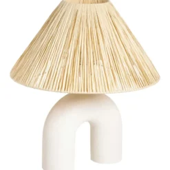Lampenkap Rowen - naturel - Ø35x18,5 cm