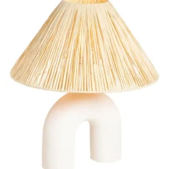 Lampenkap Rowen - naturel - Ø35x18,5 cm