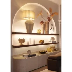 Lampvoet Cordoba - Crème - 30x13x48cm