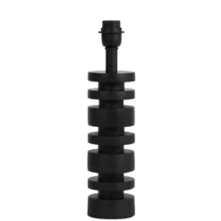 Lampvoet Desley - Zwart - 10.5x10.5x36cm