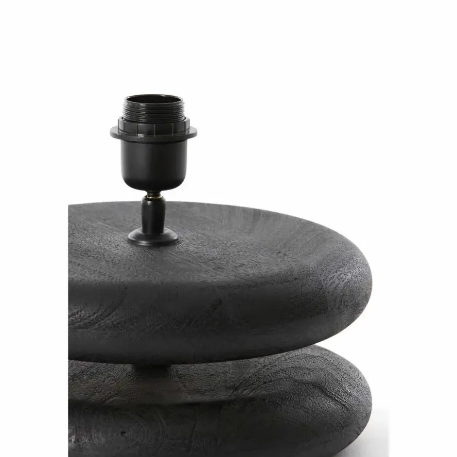 Lampvoet Eboli - Zwart - Ø25x9cm