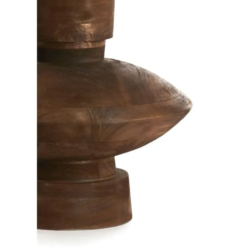 Lampvoet Fiera - Donkerbruin - Ø31x31cm