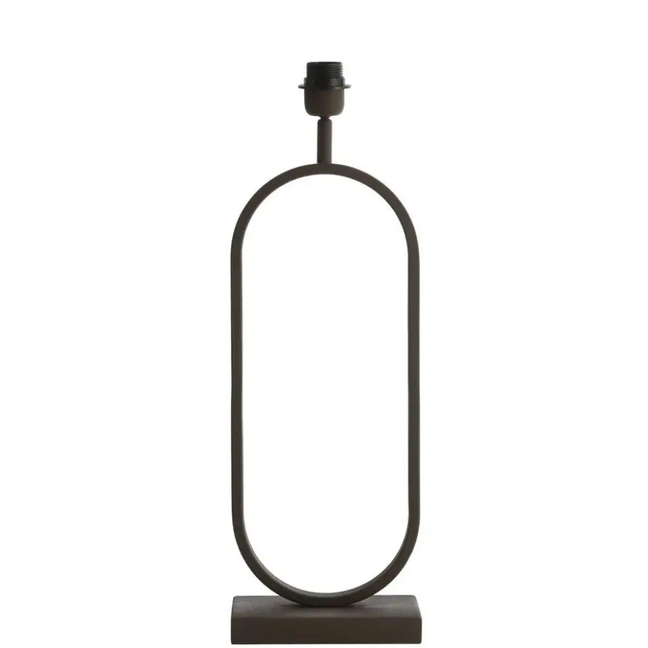 Lampvoet Jamiri - Bruin - 20x13x55cm