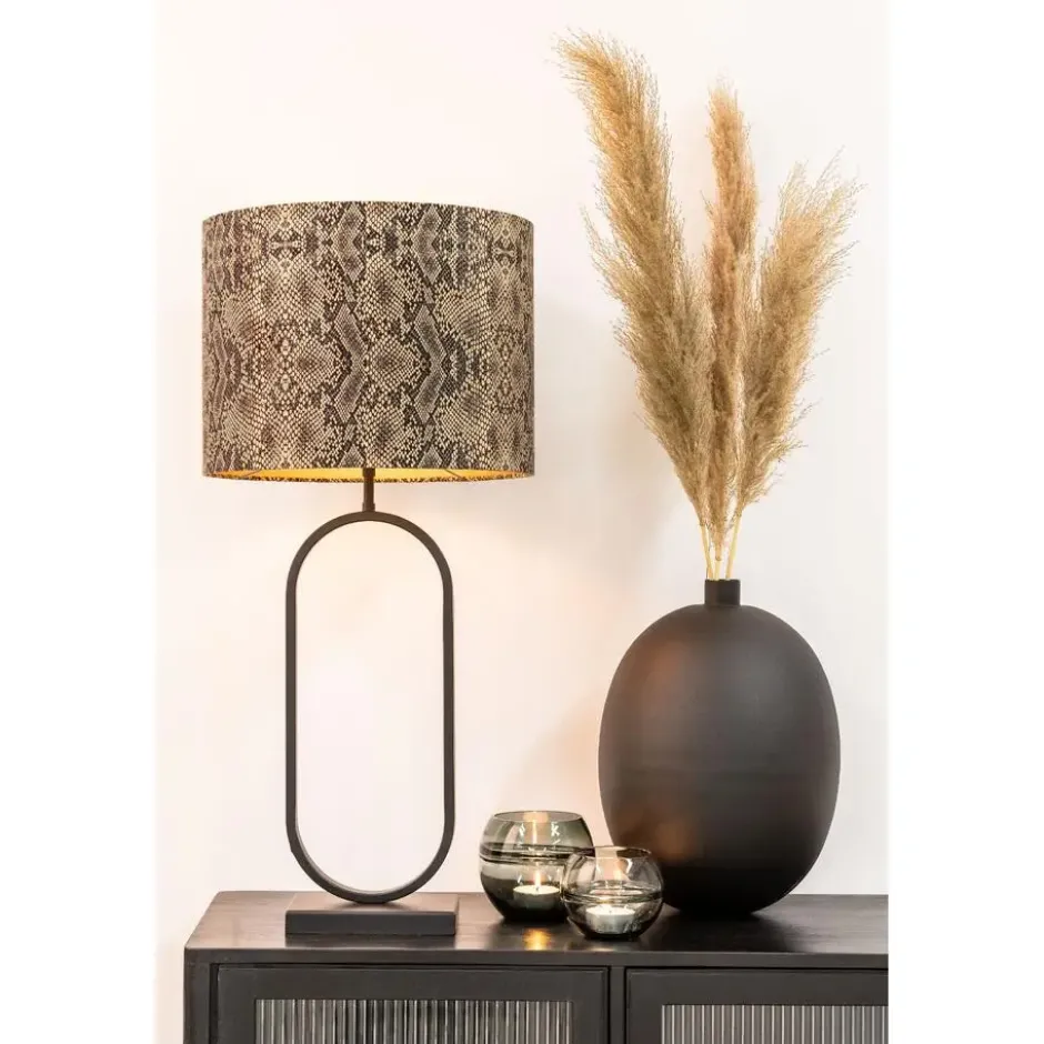 Lampvoet Jamiri - Zwart - 20x13x55cm