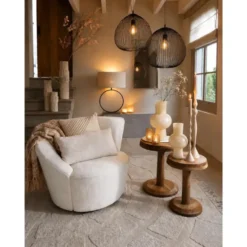 Lampvoet Liva - Bruin - 50x15x64cm